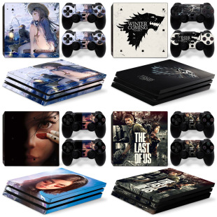 PS4 pro 游戏机贴纸 海王星 创意、卡通炫酷 Skin Sticker
