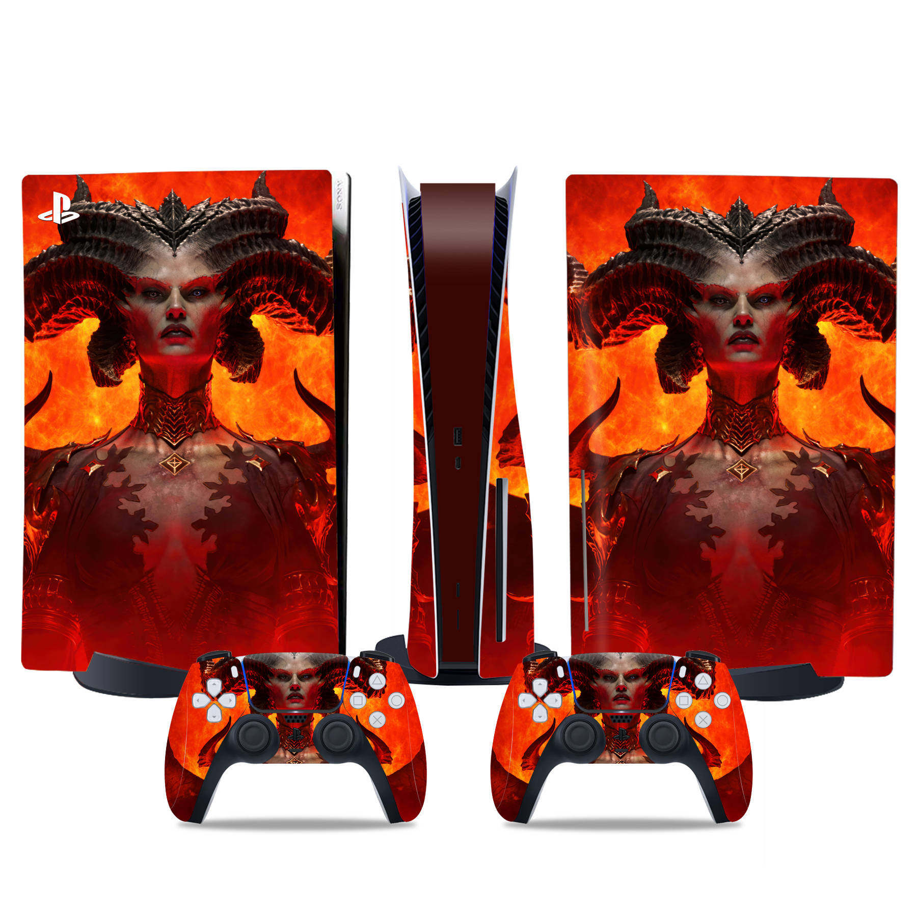 PS5贴纸全身贴纸 ps5游戏机贴纸贴膜保护 Diablo4暗黑破坏神4