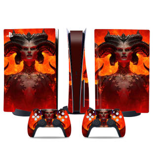 ps5游戏机贴纸贴膜保护 PS5贴纸全身贴纸 Diablo4暗黑破坏神4