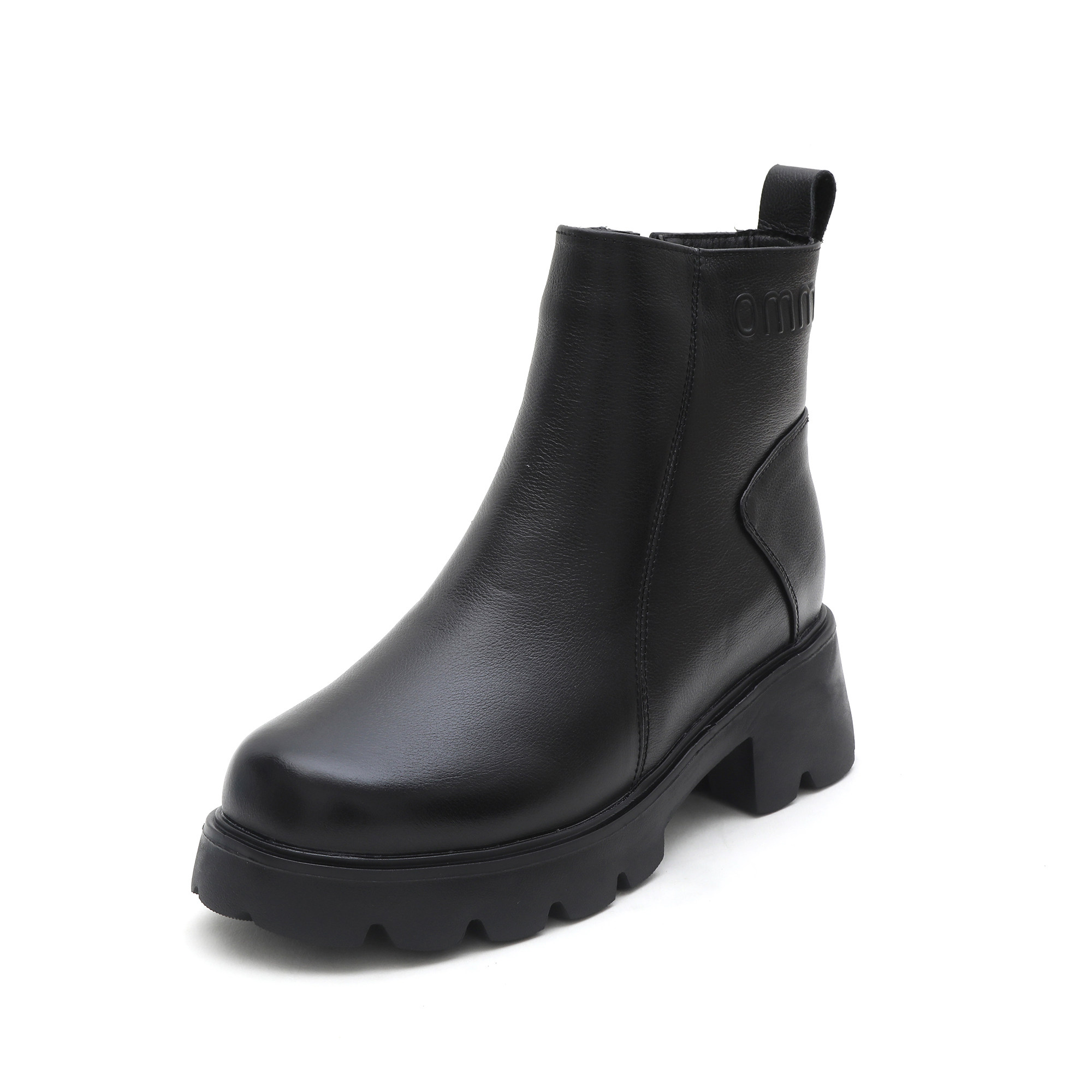 2025新款真皮厚底马丁靴女英伦风短筒切尔西靴小码妈妈鞋32-43码,女鞋,切尔西靴,淘宝优惠券,粉丝福利购,淘宝优惠卷