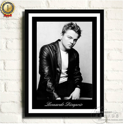 莱昂纳多[M0032]装饰画有框画客厅餐厅咖啡厅酒吧简约现代海报