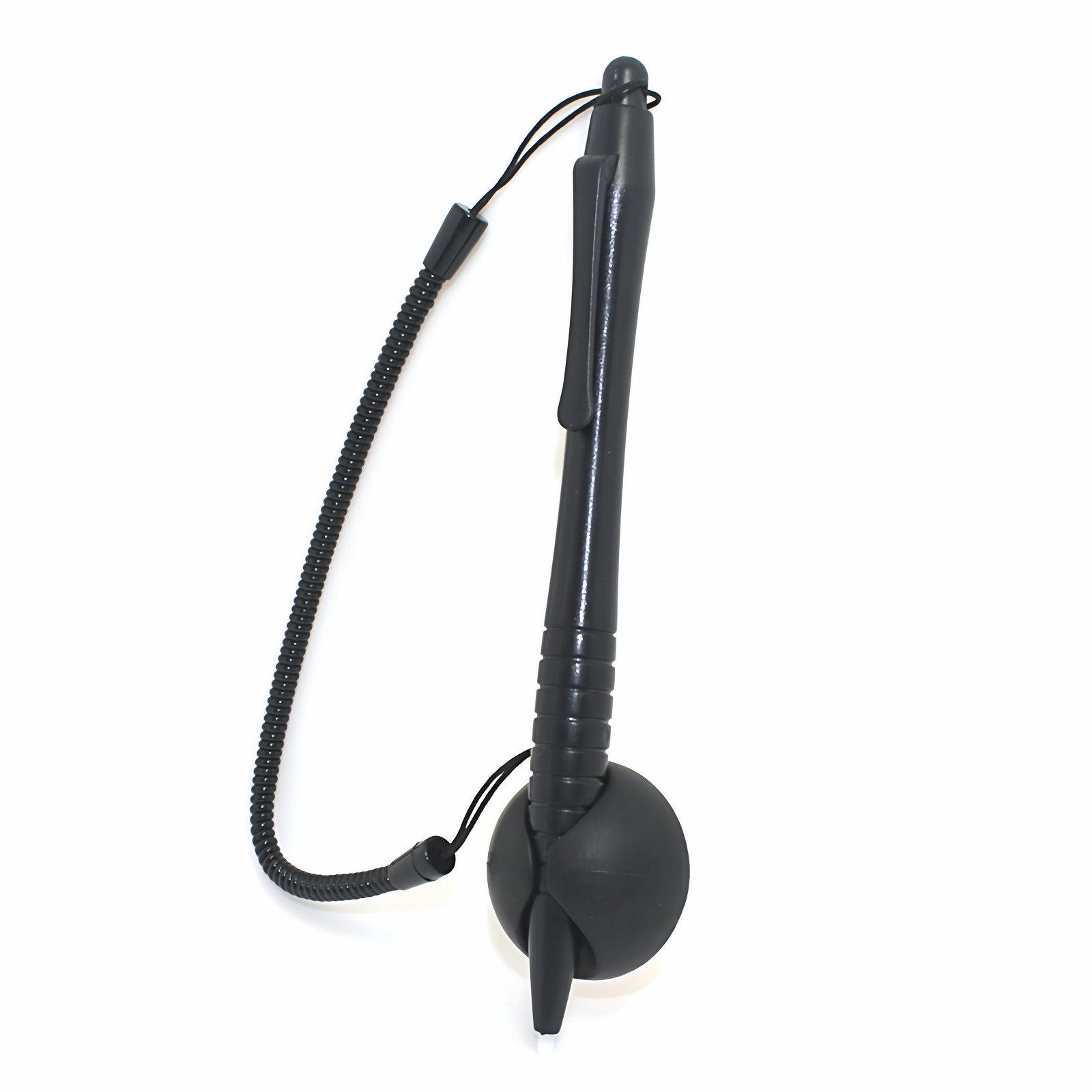 新款硅胶卡座导航手写笔3M胶底座机床电阻屏笔DS游戏机触摸笔防丢