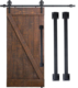 方管门把手中式 复古磨砂黑色大门木门移门拉手谷仓门明装 特长拉手