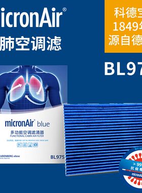 科德宝BL975适配福克斯蒙迪欧金牛座锐界锐际探险者蓝肺空调滤芯