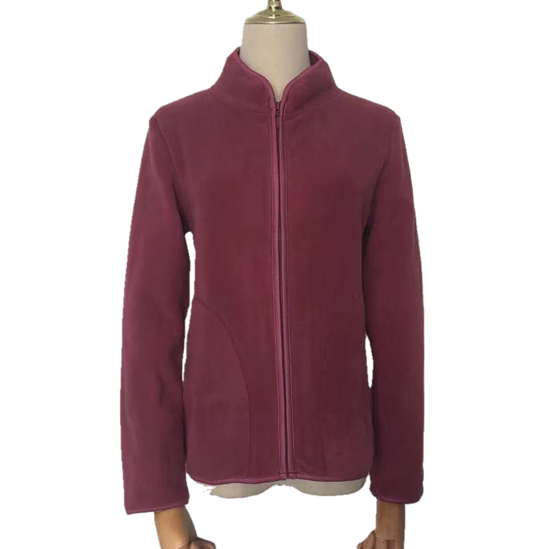 早春新款摇粒绒外套女双面绒保暖抓绒拉链上衣长袖大码立领卫衣