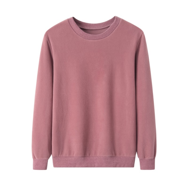 2025秋冬摇粒绒圆领卫衣女加绒加厚抓绒T恤保暖双面绒上衣女宽松,女装/女士精品,卫衣/绒衫,淘宝优惠券,粉丝福利购,淘宝优惠卷