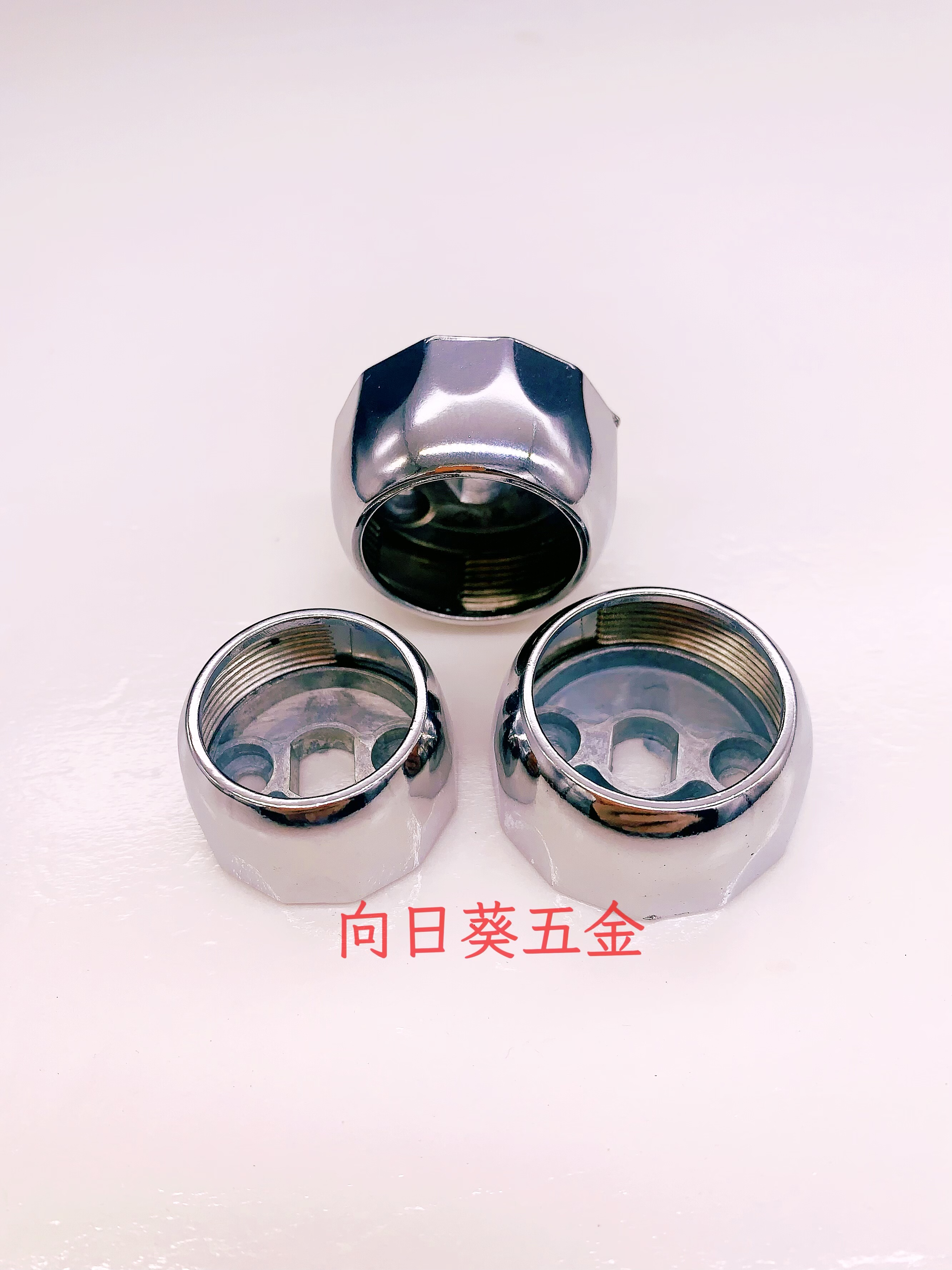 加厚衣柜挂衣杆配件法兰座固定衣架杆侧装暗装圆管衣托架固定托架