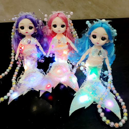 美人鱼公主过家家生日礼物洋娃娃