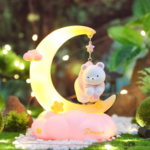 女生生日礼物创意月亮小狗灯