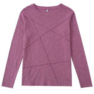 RM23830#新款韩版纯棉长袖t恤女宽松大码竹节棉百搭t打底衫上衣