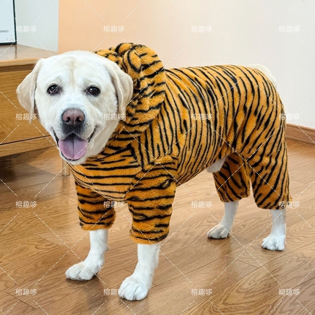 拉布拉多衣服秋冬保暖防掉毛金毛萨摩耶中大型犬衣服宠物狗狗衣服