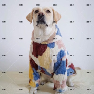 拉布拉多衣服秋冬天中大型犬金毛萨摩耶杜宾宠物狗狗特色新款衣服