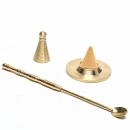 纯铜三件套塔香模具锥香模手工制香模具沉香檀香香塔香粉香道中式