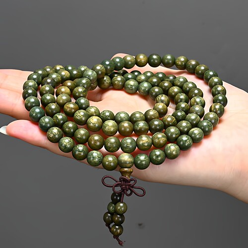 情侣通用阿根廷绿檀民族风108颗