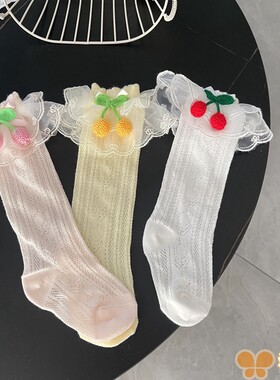 网眼花边透气夏季蕾丝袜公主春秋