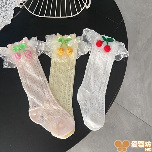 网眼花边透气夏季蕾丝袜公主春秋