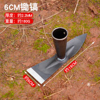 Multi-functional small hoe, a special gardening tool for digging, a household and outdoor farm tool, a forged weeding hoe, a vegetable and flower planting hoe thumbnail 2