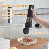 Salt&Pepper Grinder Rechargeable Electric Kitchen Gadgets