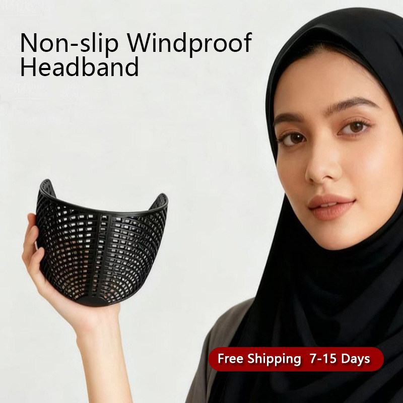 Hairband for Normal To Thick Hair anti slip hijab for woman - 实物图