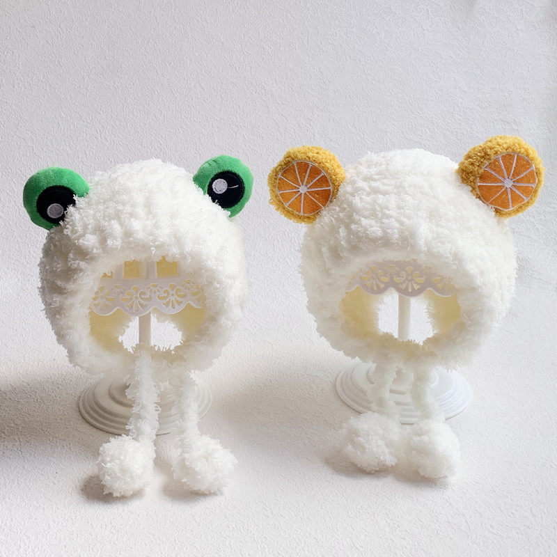 冬款卡通男女宝宝绒帽加厚保暖绒小月龄新生婴儿护耳帽子网红手工,童装/婴儿装/亲子装,帽子,淘宝优惠券,粉丝福利购,淘宝优惠卷