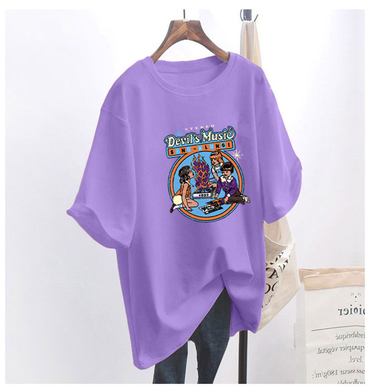 5 colors summer fat mm200kg plus size medium length 26pcs cotton Korean Short Sleeve T-Shirt