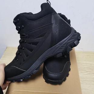 际华新款消防轻便防寒靴冬季中帮保暖加绒棉鞋男鞋户外运动登山靴