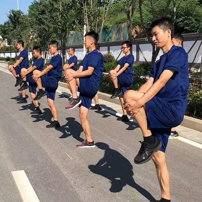 消夏季防男速干短袖体能训练服