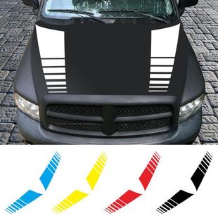 汽车机盖贴纸拉花引擎盖条纹贴纸装饰个性创意车头改装划痕遮挡贴