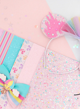 easymaker闪布手工发夹DIY制作材料制作布料城堡发箍儿童ins蝴蝶