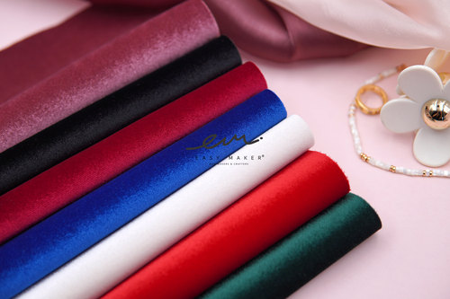 easymaker丝光绒手工发夹DIY