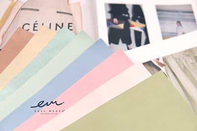 easymaker纯色皮质DIY发夹材料