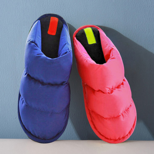 Conymee秋冬季踩屎感羽绒棉拖鞋