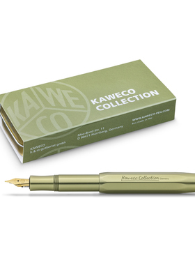 原装 Kaweco AL Sport橄榄绿玫瑰金水洗蓝磨砂银黄铜不锈钢钢笔