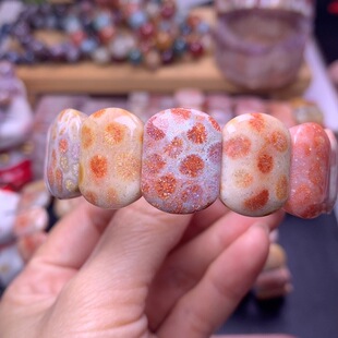 珊瑚玉水晶皮花草莓沙沙料好盘喜欢拍