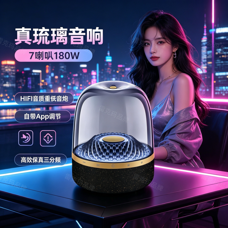 华强北音响蓝牙音箱琉璃音响