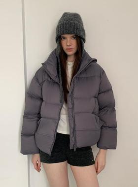 MOXI十三行女装2025年冬季新款立领云朵蓬松加厚羽绒服外套女棉服