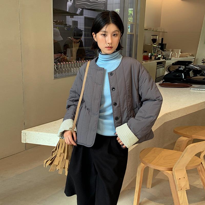 MOXI十三行女装2025冬季新款棉服外套女韩系高级感短款棉袄棉衣女