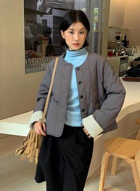 MOXI十三行女装2025冬季新款棉服外套女韩系高级感短款棉袄棉衣女