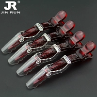 3 кусочки хрустального клипа-4 винных красных