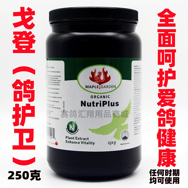 加拿大戈登鸽药【鸽护卫】250g/赛信鸽子鸽有力/保健矿物质换羽素
