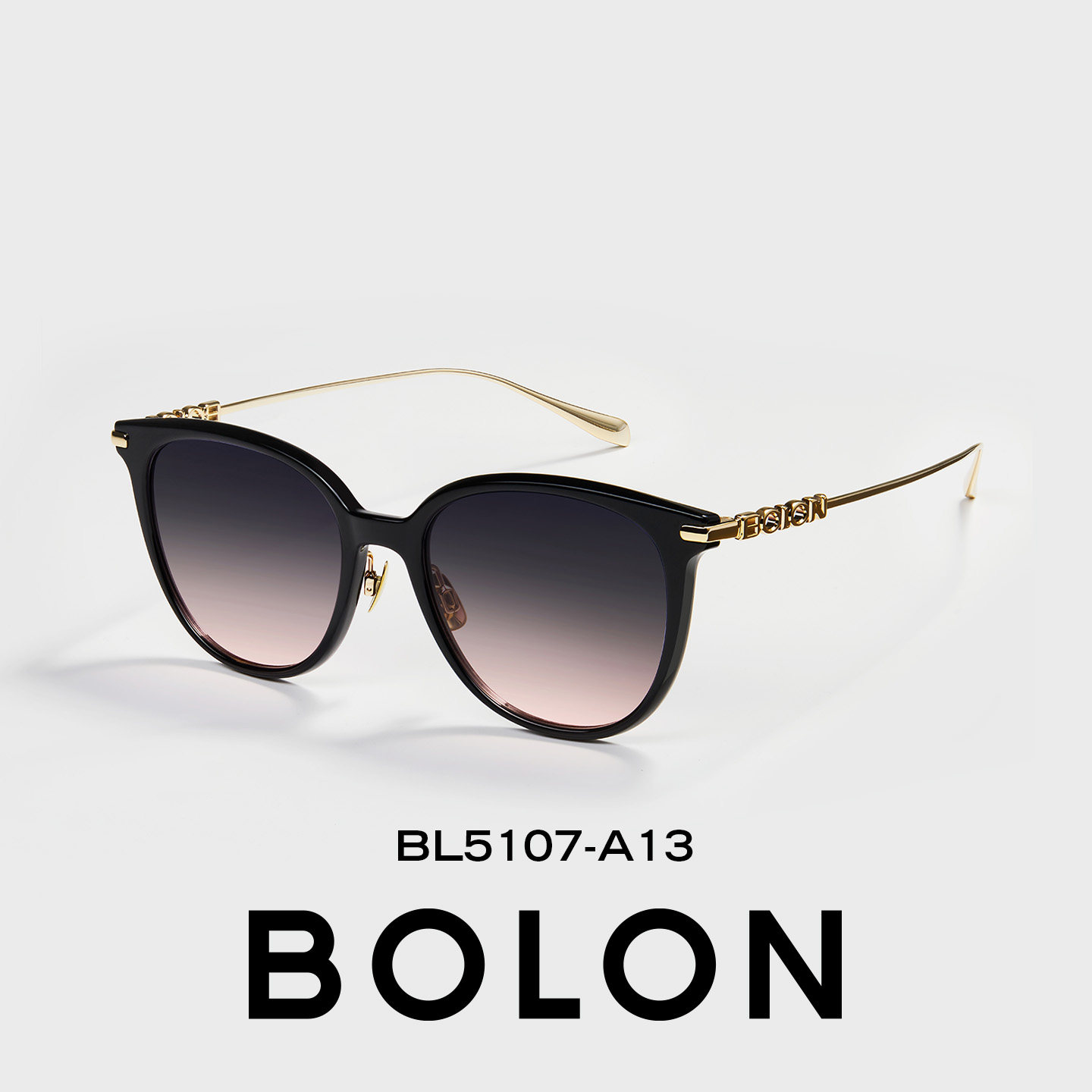 BOLON暴龙眼镜26新品猫眼框墨镜偏光太阳镜方圆气质百搭女BL5107