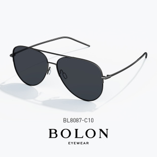 黄色驾驶开车专用飞行员墨镜潮BL8087 暴龙眼镜防晒偏光太阳镜男士