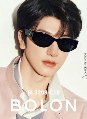 暴龙眼镜25新品林一同款猫眼个性潮太阳镜女偏光防晒墨镜男BL3208