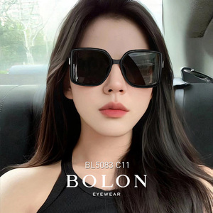 暴龙眼镜2026年新款太阳镜曲面三面防晒大框墨镜女BL5083 BL5066