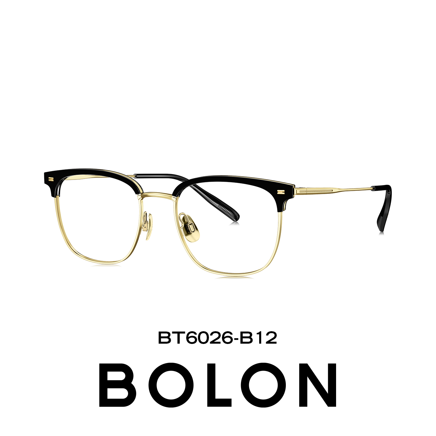 暴龙近视眼镜轻盈眉毛架可配镜框