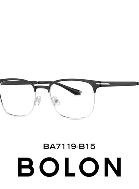 BOLON暴龙近视眼镜框26新品商务眉框时尚斯文可配度数男款BA7119