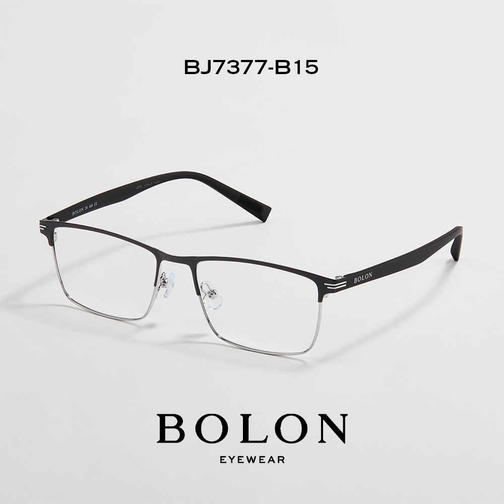 bolon暴龙眼镜24年新品金属近视眼镜框男女半框商务光学架bj7377