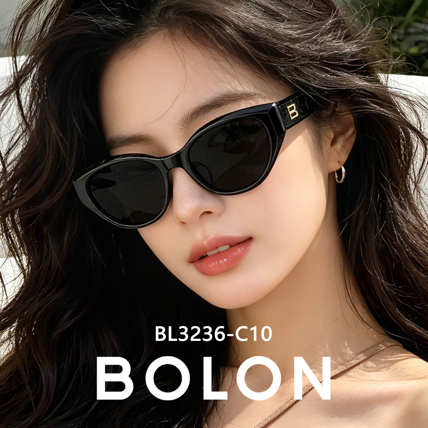 暴龙太阳眼镜2026年新款丁禹兮同款防晒男士潮流猫眼墨镜女BL3236