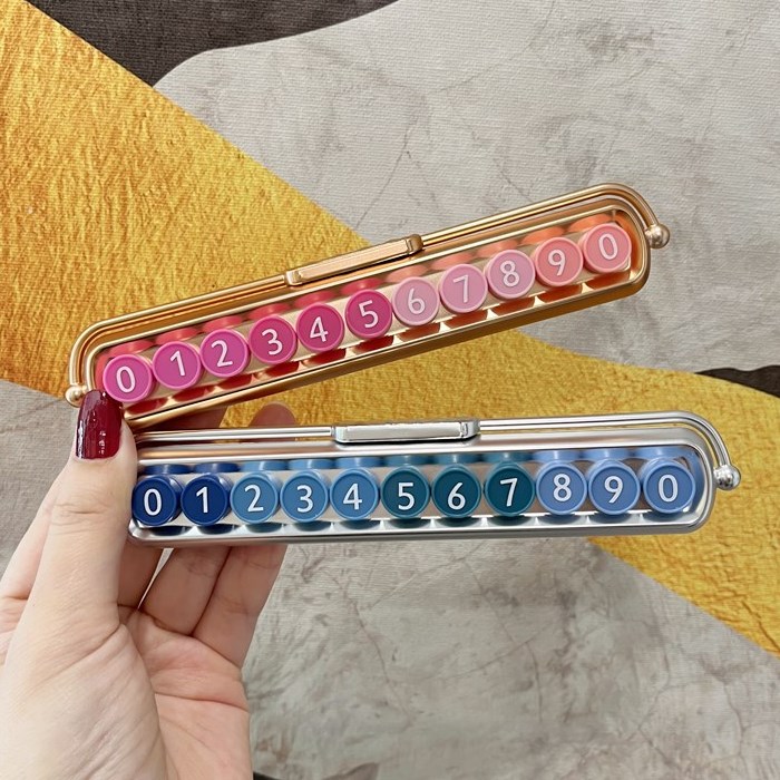 临时停车号码牌女网红挪车电话牌