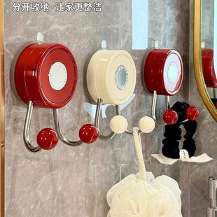吸盘式挂钩强力可承重免打孔浴室厨房卫生间毛巾粘钩无痕款挂衣钩